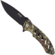 Bear Edge Brisk 1.0 Folding Knife, 3.25in, 440 Stainless Steel, Stainless Steel w/Soft Touch Coating Handle, Realtree Edge, 61507