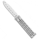 Bear Ops Bear Ops Bear Song VIII Butterfly Trainer 4.5" BB B-821-SS-S, Gray, Stainless Steel, adult, BHQ-117625
