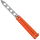 Bear OPS Bear Song 2 Training Knife, 440 Stainless Steel, Trainer, Blaze Orange Textured G10 Handle, B-201-OR4-P