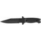 Bear Ops Close Quarters Combat Fixed Knife, Black Titanium Finish, Black G-10 Handle BC31005