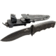 Bear OPS Constant Fixed Blade Knife, 4.25in, 1095 Carbon Steel, Black Textured G10/Black Epoxy Coated Handle, CC-200-B4-B