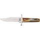 Bear &amp; Son Baby Bowie Fixed Blade Knife, SS clip Point Blade, India Stag horn Handle BCGS0112