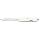 Bear &amp; Son Cutlery 3 1/2 White Smooth Bone Slip Joint Executive - WSB79