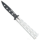 5 in.  WHITE BUTTERFLY POWDER COATED TRAINER