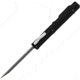 Bear &amp; Son Cutlery OTF Tanto Automatic Folding Knife, 4.75in Closed, 3.5in Satin Stainless Tanto Blade, Black Aluminum Handle, OTF-210-ALBK-S