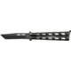 Bear &amp; Son Cutlery Bear &amp; Son Butterfly Knife 3.58'' Silver Vein Tanto