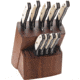 Bear &amp; Son Cutlery Block Set White Bone, BCWSBSET