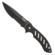 BRISK 1.0 9 3/4 BLACK BLADE BLACK FIXED BLADE W/BALLISTIC SHEATH