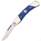 Bear &amp; Son Cutlery Lockback Silver and Blue Knife BCG05B