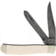Bear &amp; Son Cutlery Mini Trapper Mastodon Ivory Folding Knife,Damascus Steel,Standard Edge,Clip and Spey,Ivory Handle BCIV07D