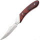 Bear &amp; Son Cutlery Rosewood Caper Fixed Blade Knife, 2.5in, 440 Stainless Steel, Clip Point, Satin, Rosewood Handle BC2009R