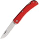 Bear &amp; Son Cutlery Small Farmhand Lockback 2.63 in Folding Knife, Red aluminum, 137LRD