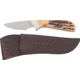 Bear &amp; Son Invincible Skinner Fixed Blade Knife, High Carbon SS Drop Point Blade, India Stag Bone Handle BC582