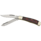 Bear &amp; Son Little Trapper Fold Knife, Twin Blade Knife, Clip and spey Blade, RoseWood Handle BC254