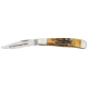 Bear &amp; Son My First Pocket Fold Knife, unsharpened SS clip blad, India Stag Bone Handle BC515412