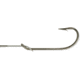 BearPaw O'Shaughnessy Nickel Nylawire Snelled Hook, Size 3/0, 5 per Pack, NWOS-3/0