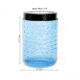 BearVault Journey Bear Resistant Food Canister, Transparent Blue, 3 Gal, BV500
