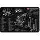 BECK TEK, LLC TEKMAT TEKR17XDE Springfield XDE Handgun Cleaning Mat 11x17x1