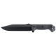 KA-BAR Knives Becker BK7 Tactical Utility Knife, Black, Plain Edge - 12.65in OAL