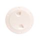 Beckson Marine 4" Smooth Center Screw-Out Deck Plate - Beige, DP40-N
