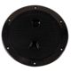 Beckson Marine 6" Non-Skid Screw-Out Deck Plate - Black, DP62-B