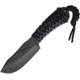 Behring Pro EDC Knife, 8.75in Overall, 4.25in Black Cerakote Finish 01 Tool Steel Drop Point, Black Handle, Marine Epoxy Coated Black 550 Paracord Wrapped Handle, PRO EDC ALL BLACK
