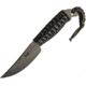 Behring Pro Trout &amp; Bird Black Fixed Blade Knife, 4in, Black, Paracord Wrapped Handle BEH120
