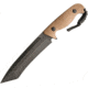 Behring Technical Bushido Blued Fixed Blade Knife, 6.75in, Tanto, Coyote Tan, G10 Handle BEH230