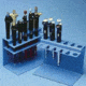 Bel-Art Poxygrid Microliter Pipettor Racks, SCIENCEWARE 189620001 For Gilson* Pipetman* Pipettors And Drummond Pipet-Aid Pipetting Devices