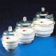 Bel-Art Space Saver Vacuum Desiccators, SCIENCEWARE 420120000 Clear Polycarbonate Bottom