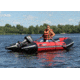Beluga Boats 12 Feet Inflatable Boat, 6 Person, Red/Black K-12RFDRED