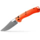 Benchmade Hunt Taggedout Folding Knife, 3.5 in, CPM-154, Drop Point Blade, Grivory, Orange Handle, Reversible Tip-Up, 15535