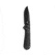 Benchmade 430 Model Folding Knives, 3.55 in, CPM-D2 Steel, Folding Blade, Black Grivory Handle, Black/Black, 8.29inch, 430BK-02
