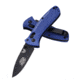 Benchmade 527 Mini-Presidio Ultra Knife by Pardue Design w/ Combo Edge USA Shooting Team Logo on BK1 Blade &amp; Blue Handle 527SBK-USA