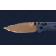 Benchmade 535FE-05 Bugout Folding Knife, 3.24, CPM-S30V 58-60, Drop-point, Crater Blue, 535FE-05