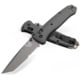 Benchmade Bailout Folding Knife, 3.38in, CPM-M4 Steel, Serrated Tanto Blade, 6061-T6 Aluminum, Black Handle, 537SGY-03