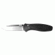 Benchmade 587 Warn Mini-Barrage Knife by Osborne Design Knife w/ Plain Edge Blade &amp; Black Handle 587-1