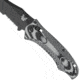 Benchmade 950 Rift Knife by Osborne Design w/ Combo Edge BK1 Coated Blade, Black &amp; Charcoal Handle