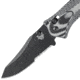 Benchmade 950 Rift Knife by Osborne Design w/ Combo Edge BK1 Coated Blade, Black &amp; Charcoal Handle