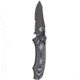 Benchmade 950 Rift Knife by Osborne Design w/ Combo Edge BK1 Coated Blade, Black &amp; Charcoal Handle