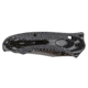 Benchmade 950 Rift Knife by Osborne Design w/ Plain Edge Blade, Black &amp; Charcoal Handle 950