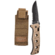 Benchmade Adamas Auto Folding Knife, Black Partially Serrated Blade, Sand G10 Handle 2750SBKSN