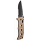 Benchmade Adamas Auto Folding Knife, Black Partially Serrated Blade, Sand G10 Handle 2750SBKSN