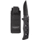 Benchmade Adamas Auto Knife, Black Plain Edge Blade, Black G10 Handles, Black MOLLE Pouch 2750BK