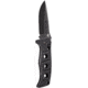 Benchmade Adamas Auto Knife, Black Plain Edge Blade, Black G10 Handles, Black MOLLE Pouch 2750BK
