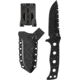 Benchmade Adamas Fixed Blade Knife, Plain Edge, BK Blade, Black Sheath 375BK