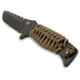 Benchmade Adamas Fixed Blade Knife, Plain Edge, BK Blade, Sand Sheath 375BKSN