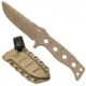 Benchmade Adamas Fixed Blade Knife, Plain Edge, Desert Sand Blade, Sand Sheath 375SN