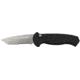 Benchmade AFO II Push Button Tanto Knife, Combo Edge, Satin Blade 9052S