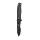 Benchmade Autocrat Automatic Folding Knife, 3.3in, Coated, Serrated, Reverse Tanto, G10 black handle, 8551SBK